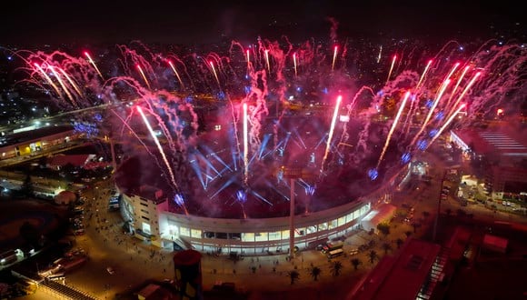 La ciudad de Santiago inauguró los Juegos Panamericanos 2023. (Foto: AFP)