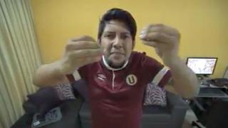 Facebook: el video viral de un hincha de la 'U' tras la eliminación de Libertadores