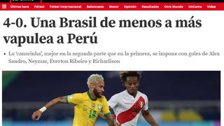 “Brasil es una máquina y arrolló a Perú”: prensa reacciona al debut de Selección en la Copa América