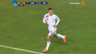 Universitario: los 21 toques para que Ortiz marque un golazo para San Martín