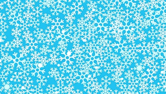 Tu tarea de hoy es ubicar los copos de nieve con el centro de estrella en la imagen. (Foto: Noticieros Televisa)