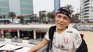 ¿Apoyan a River o Flamengo? Periodista brasileño llegó a Lima para la final de la Libertadores y le hizo esta pregunta a hincha de la 'U'