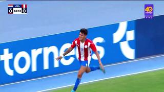 ¡Se adelanta Paraguay! Gol de Diego Gonzalez para el 1-0 ante Perú por Sudamericano Sub 20