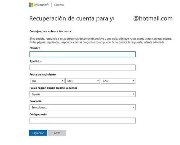 Hotmail: how to recover an old email with Outlook from Microsoft.  photo capture