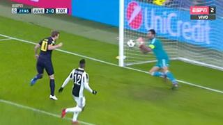 Tiene 40 años y Buffon le sacó una tremenda mano a Harry Kane en el Juventus vs. Tottenham