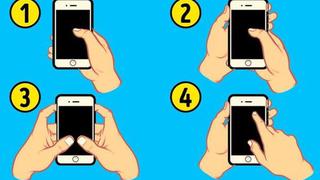 Elige cómo agarras el celular y el test viral de personalidad revelará qué tan inteligente eres