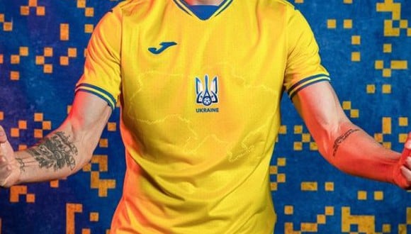 Ucrania presentó su nueva indumentaria para la Eurocopa 2021. (Foto: Twitter)
