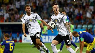 ¡Siguen con vida! Marco Reus marcó el empate ante Suecia que hace soñar a Alemania en Rusia 2018