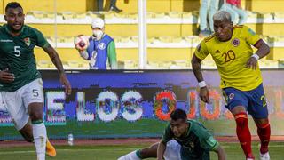 El gol de Martínez no alcanzó: Colombia y Bolivia empataron 1-1 por Eliminatorias Qatar 2022