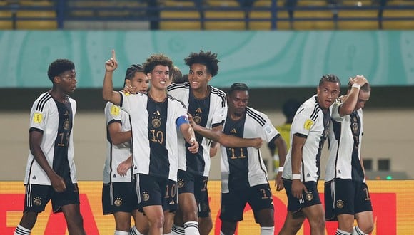 Alemania, vigente campeona de Europa, reforzó su candidatura al título del Mundial Sub-17 con una contundente victoria por 3-1 sobre México en Bandung. | Crédito: fifa.com