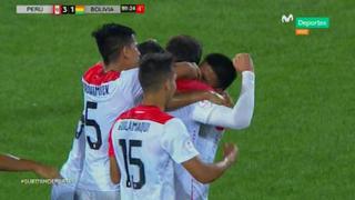 Rafael Caipo liquidó el partido entre Perú y Bolivia marcando el 3-1 [VIDEO]
