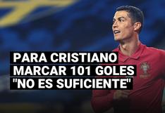 La particular frase de Cristiano Ronaldo tras llegar a los 101 goles con Portugal
