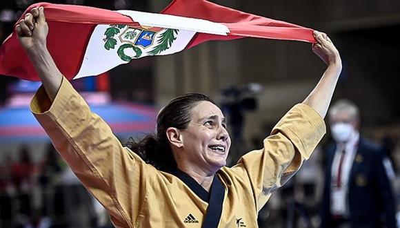 Rommy Hübner se consagró como campeona mundial. Foto: World Taekwondo.