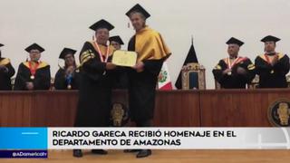 Ricardo Gareca recibió el Honoris Causa por la Universidad de Amazonas