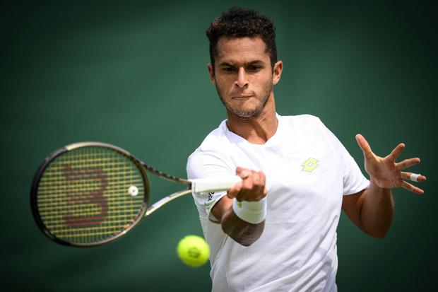 Juan Pablo Varillas se ubica en el puesto 70 del ranking ATP. (Foto: AFP)