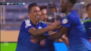 Christian Cueva anotó para el 2-1 de Al Fateh en la Liga Profesional Saudí [VIDEO]