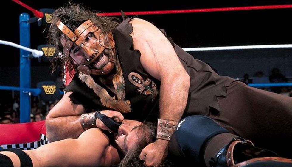 Mankind es conocido por su estilo de lucha hardcore y sus luchas violentas. (WWE)