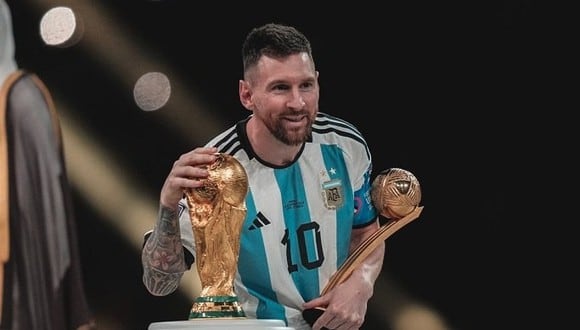 Lionel Messi lleva tres títulos con la selección mayor de Argentina: Copa América, Finalísima y Copa del Mundo. (Foto: AFP)