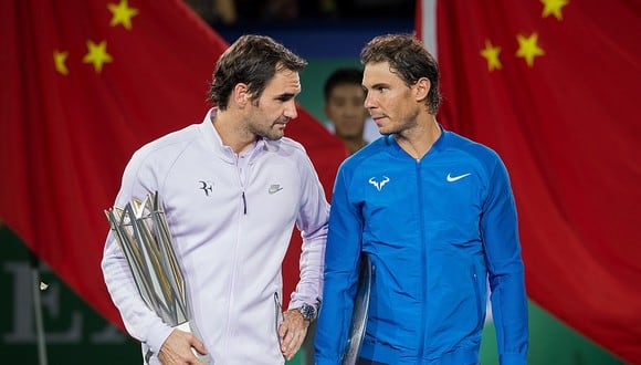Rafael Nadal y su mensaje de despedida a su rival Roger Federer. (Foto: AFP)