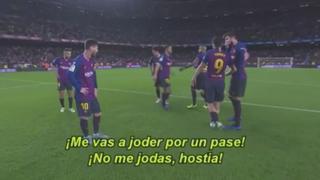 Lo dejó callado: Suárez, Piqué y una nueva pelea en el Barcelona al descubierto [VIDEO]