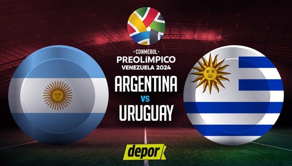En qué canal ver Argentina vs. Uruguay y a qué hora juegan por Preolímpico Sub 23. (Diseño: Depor)