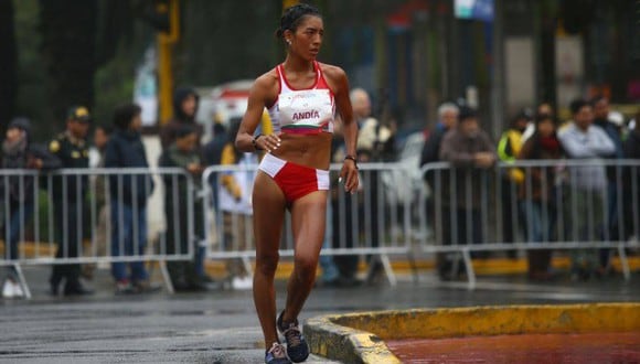 Mary Luz Anda consiguió la marca mínima para Tokio 2020 en una competencia de marcha atlética 20k España el año pasado. Ella registró 1h30m50s, diez segundos menos que el límite (1h31m). (Foto: Fernando Sangama/GEC)