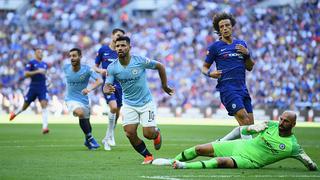 La pesadilla de Willy: Agüero llegó al doblete ante Chelsea y pasó los 200 goles con Manchester City