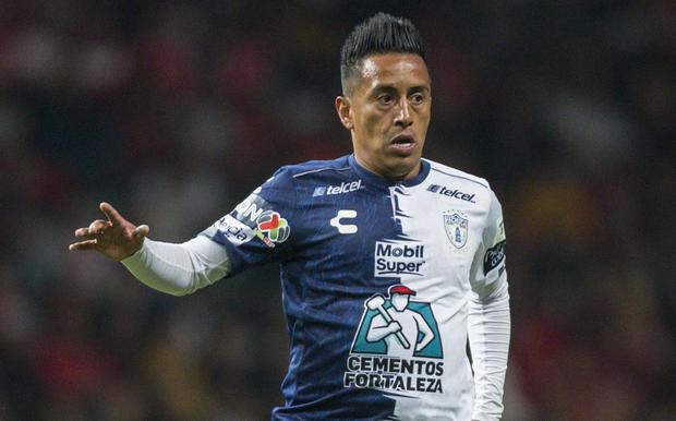 Christian Cuevas solo estuvo durante cuatro meses en el Pachuca tras su salida del Santos. (Foto: Pachuca)