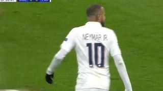 Arrancó con todo: Neymar por poco marca el 1-0 del PSG vs Dortmund tras magistral tiro libre [VIDEO]