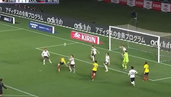 Gol Borré hoy, Colombia vs Japón: vea gol de chilena de Rafael Santos Borré por amistoso fecha FIFA en Osaka | VIDEO