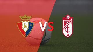 Por la fecha 10 se enfrentarán Osasuna y Granada