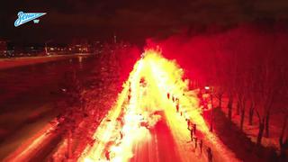 ¡El infierno de San Petersburgo! El impresionante recibimiento de los hinchas del Zenit por Europa League [VIDEO]