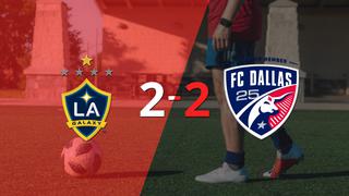 LA Galaxy y FC Dallas sellaron un empate a dos