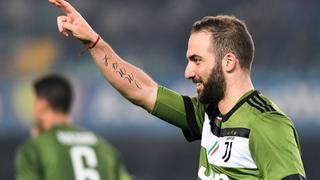 Con gol de Higuaín: Juventus venció al Chievo y salta a la cima de la Serie A