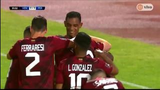 ¡Llegó sin marca! Gol de Darwin Machís para el 1-1 de Venezuela vs. Perú [VIDEO]