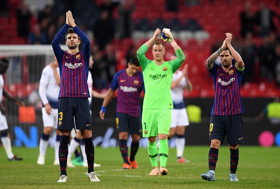 Barcelona vs Tottenham: así jugaron por Champions League. (Getty Images)