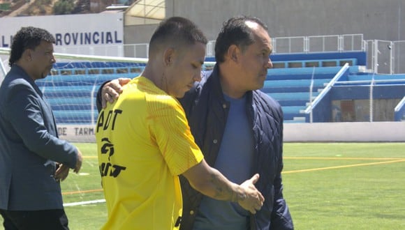Juan Reynoso estuvo presente en los entrenamientos de ADT. (Foto: Prensa ADT)