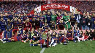 Barcelona campeón de Copa del Rey tras ganar 2-0 a Sevilla en el Calderón
