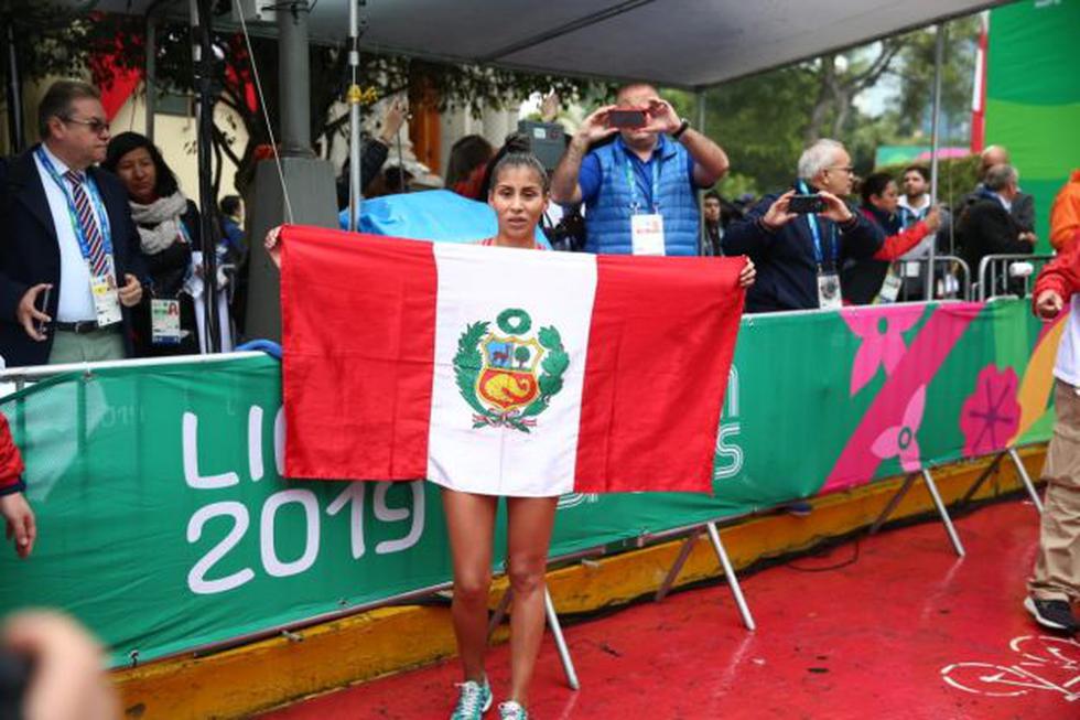 Kimberly García ganó la medalla de plata Marcha Atlética 20 km en Lima 2019. (Foto: Francisco Neyra)