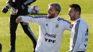 Se une a Messi: Sergio Agüero volvió a los entrenamientos de la ‘Albiceleste’
