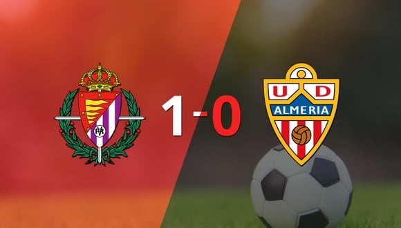Valladolid venció por la mínima a Almería
