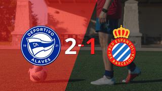 Alavés le ganó a Espanyol en su casa por 2-1