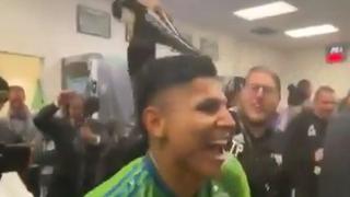 Pura locura: el alocado festejo de Ruidíaz con champán al campeonar en la MLS [VIDEO]