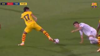 No pasó desapercibido: Trincao y su jugada de lujo para zafar de 3 rivales en su debut con Barcelona [VIDEO]