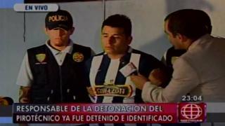 Alianza Lima: este es el hincha que detonó la bombarda en Matute