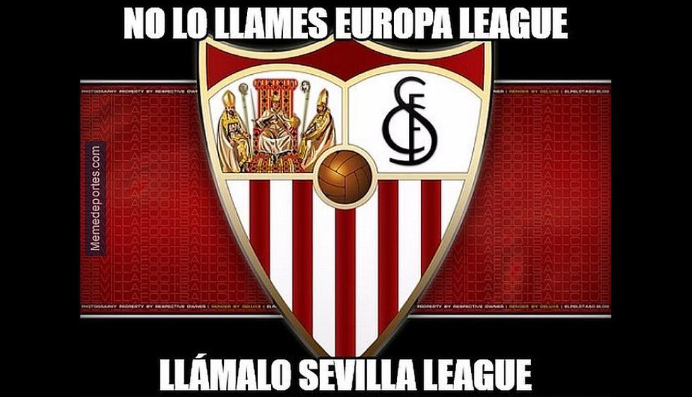 Mira los mejores memes del tercer título consecutivo del Sevilla en la Europa League (Memedeportes).