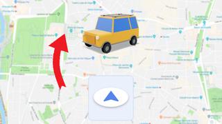 Google Maps: el truco para cambiar la flecha azul por el icono del vehículo 