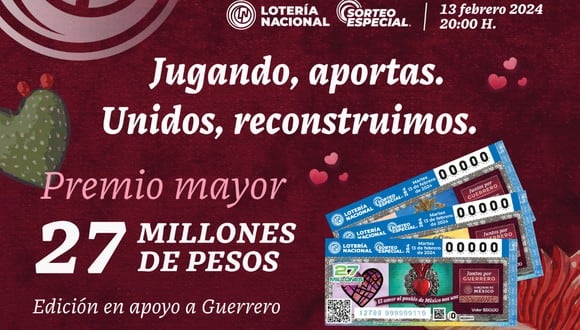 Sorteo Especial 284: resultados y números ganadores de la Lotería Nacional de México (Foto: Lotenal)