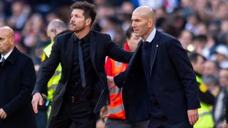 A su estilo: el ‘dardo’ de Simeone a Zidane tras sus quejas por jugar en medio del temporal Filomena