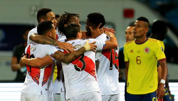 Perú y Colombia se medirán por la jornada 15 de las Eliminatorias a Qatar 2022. (Foto: Agencias)